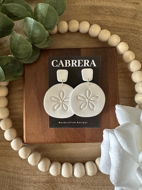Sand Dollar Dangle Earrings image 0