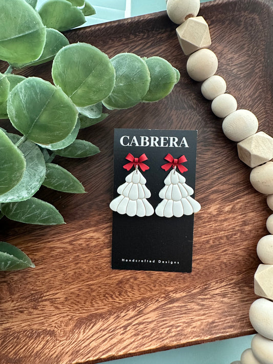 Red Bow Christmas Tree Dangles