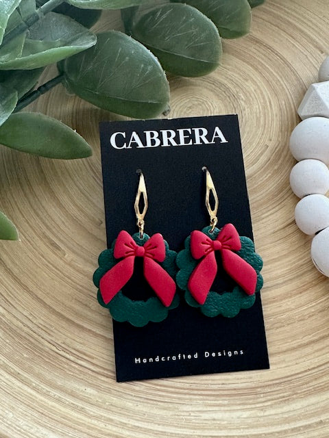 Christmas Wreath Dangles